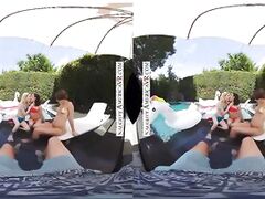 Naughty America Step Daughter and friend's have summer fun w