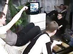 Marina and young guys on videos